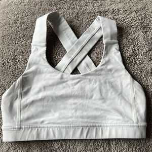 Lululemon white sports bra